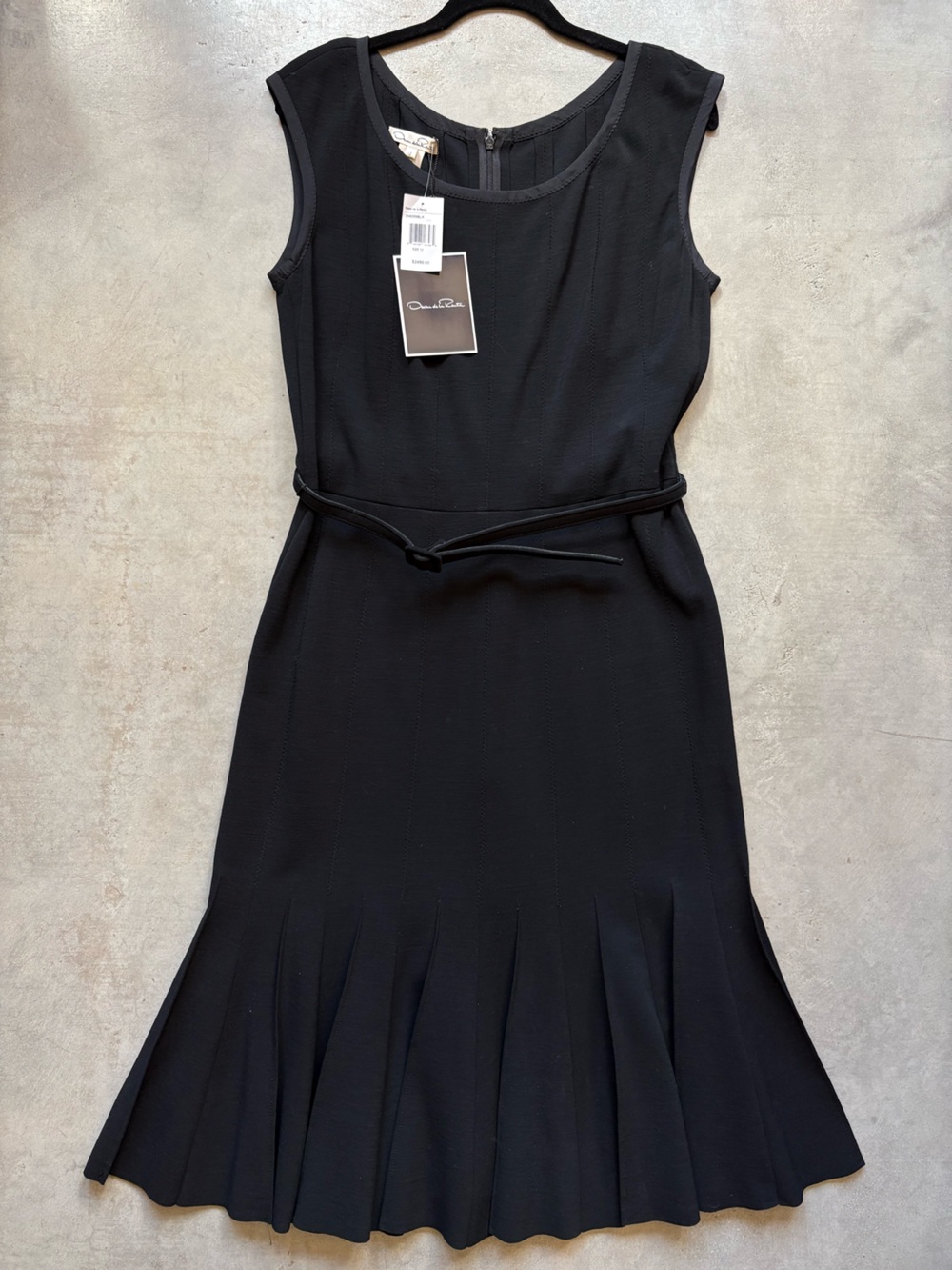 NWT Oscar de la Renta Flounced Dress